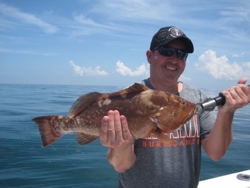 22-inch keeper red grouper