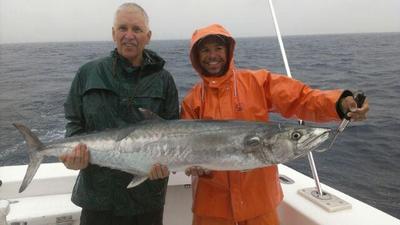 Bobby with a 37 pound kingfish caught today