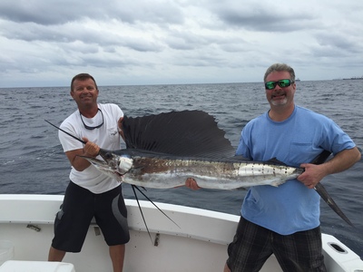 Nice sailfish caught on our Ft Lauderdale fishing charter