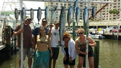 Bonitos, tunas and wahoo caught sportfishing in Ft Lauderdale