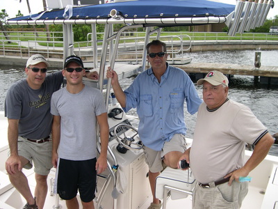 Jack Jr, Jack III, Capt. Steven and Jack Sr