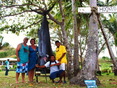 KYLIES LARGE MARLIN THAT DIED AND WAS UNABLE TO RELEASE