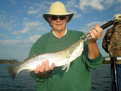 Keith McClintock's Charlotte Harbor CAL jig trout caught while fishing with Capt. Rick Grassett.