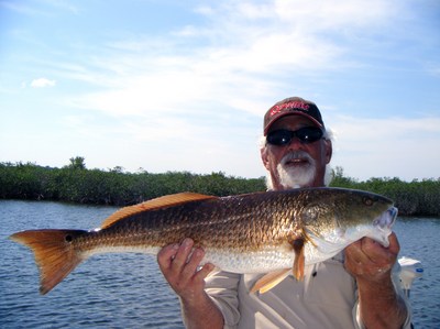 62 redfish caught and released in three hours of fabulous fishing!