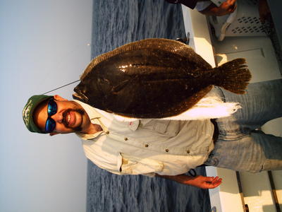 Joe Sorcinelli with a nice fluke.