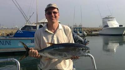 A smaller Yellowfin Tuna that we kept