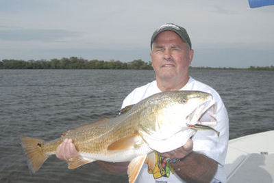 Ted West's Charlotte Harbor CAL jig red caught with Capt. Rick Grassett.