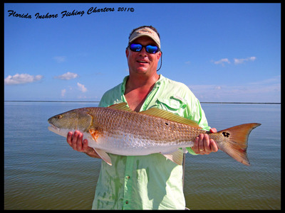 Rob with his biggest redfish to date