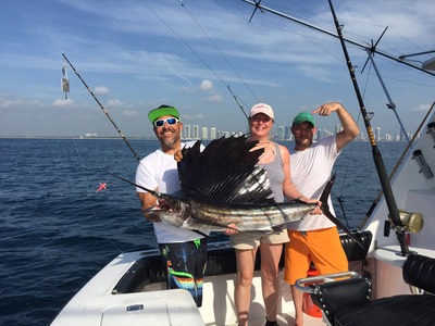 Sailfish done on 20 pound conventional