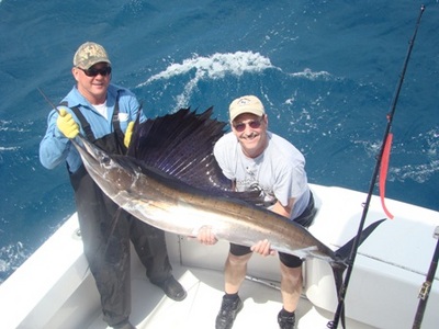 Mike's first sailfish