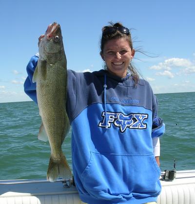 Trophy Walleye with Erie Quest Charters