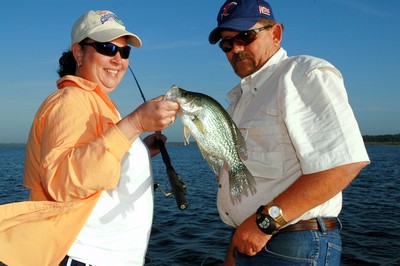 The Crappie Fisherman catches post-spawn fish