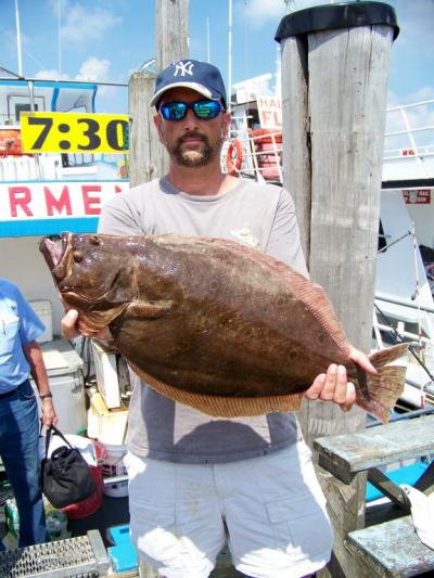 Paul Cuva, Wayne, N.J. with his 7 1/2 pound $225 fish!