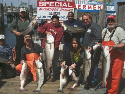 Some of the 70 keepers boated today!