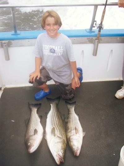 Max Soprano, Monmouth Beach, N.J. Limit Stripers with a bonus card!