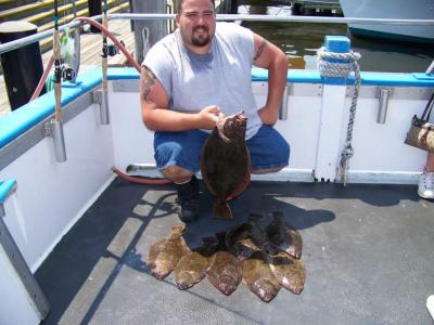 Carmine from Bellville N.J. pool fish and limit catch.