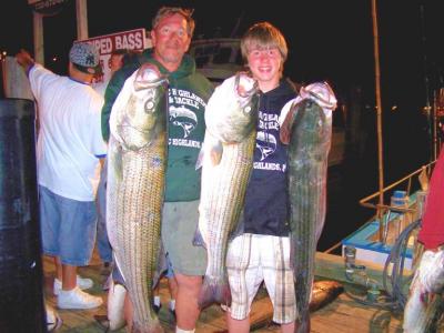 Joe Sr. & Joe Jr.....35, 25 and 22 pounders!