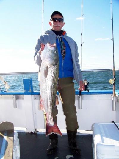 Tony Santostephano, 42 inch 24 lbs. Striper